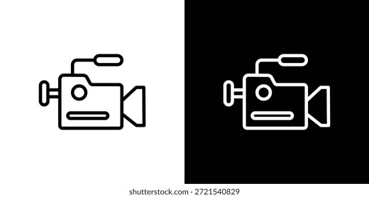 Video camera icon vector, Symbol, logo illustrations