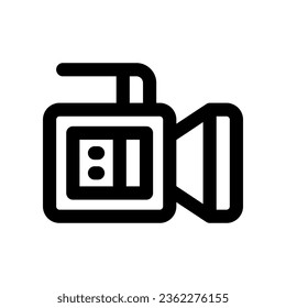 video camera icon. vector icon for your website, mobile, presentation, and logo design.