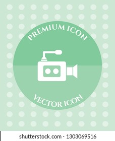 Video Camera Icon for Web. Application, Software & Graphic Design.