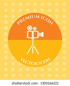 Video Camera Icon for Web, Applications, Software & Graphic Designs.
