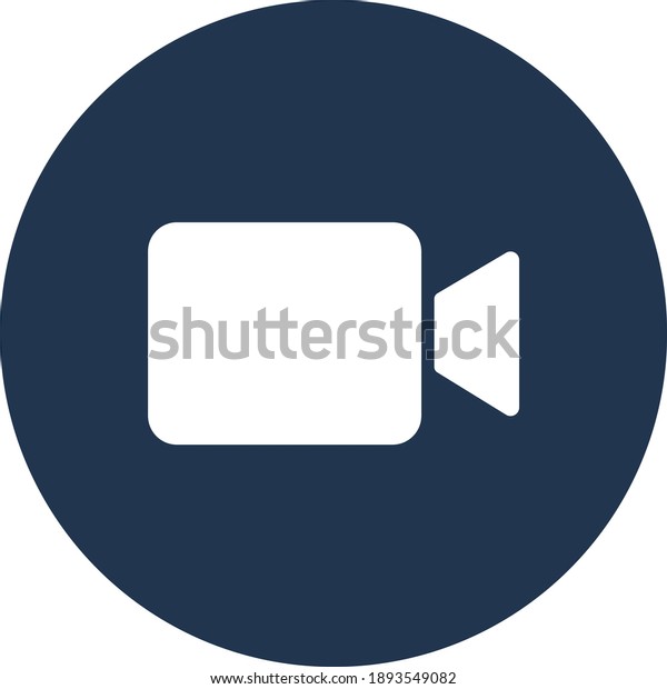 Video Camera Icon Web Icon Set Stock Vector (Royalty Free) 1893549082 ...