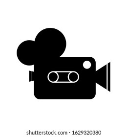 video camera icon, video icon with a white background. Vector illustration of eps 10