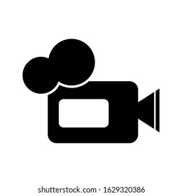 video camera icon, video icon with a white background. Vector illustration of eps 10