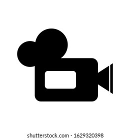 video camera icon, video icon with a white background. Vector illustration of eps 10