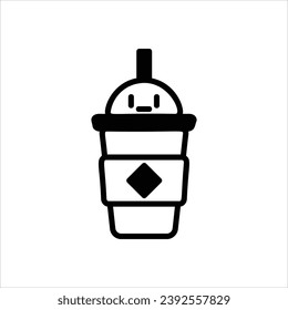 Icono de cámara de vídeo con vector de fondo blanco