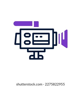 video camera icon for your website, mobile, presentation, and logo design.