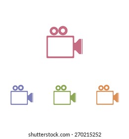 Video camera icons