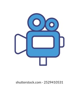 Video Camera icons vector stock illustration.