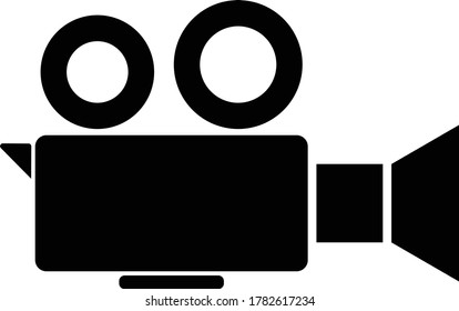 video camera ilustration vector icon, camera vector icon