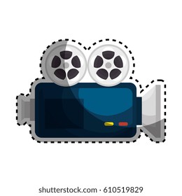 video camera isolated icon