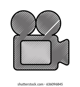 video camera isolated icon