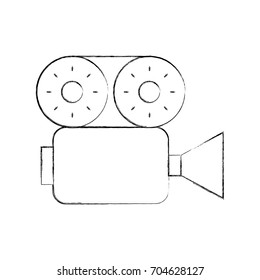 video camera isolated icon