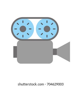 video camera isolated icon