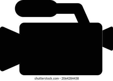 Video camera isolated vector icon.