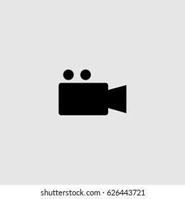 video camera line icon