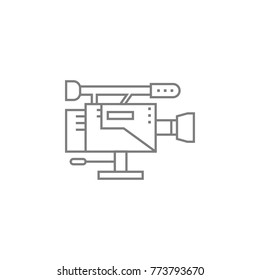 video camera line icon. Web element. Premium quality graphic design. Signs symbols collection, simple icon for websites, web design, mobile app, info graphics on white background