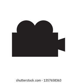 Video camera logo template vector icon design