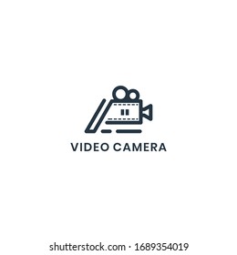 Video Camera Logo vector Design 