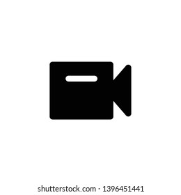 video camera, movie camera icon vector illustration