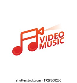 Video camera music logo template design