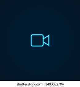 Video Camera | Neon Style Icon
