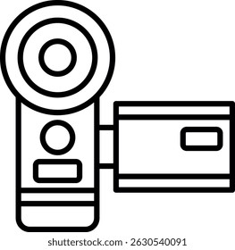Video Camera New Creative Icon Design Vector