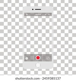 Video Kamera Fotocall Hintergrund.Vektorillustration