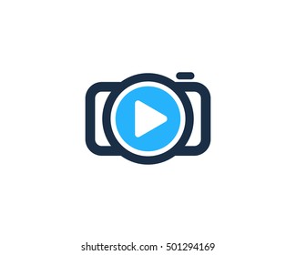 Video Camera Photography Logo Design Template
