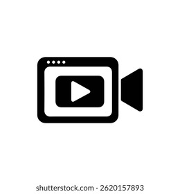 Video Camera with Play Button Symbolizing Video Streaming Options