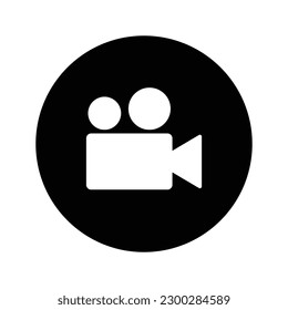 video camera record icon vector