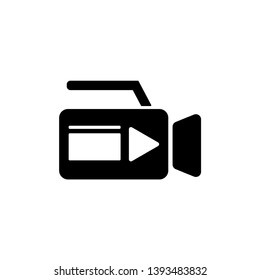 Video Camera / Video Recorder Icon Vector Illustration - Vector