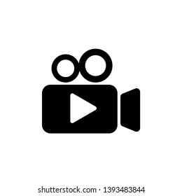 Video Camera / Video Recorder Icon Vector Illustration - Vector