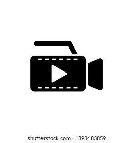 Video Camera / Video Recorder Icon Vector Illustration - Vector