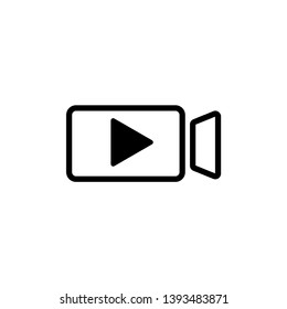 Video Camera / Video Recorder Icon Vector Illustration - Vector