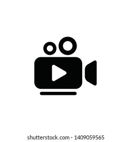Video Camera / Video Recorder Icon Vector Illustration - Vector