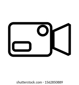 Video Camera / Video Recorder Icon Vector Illustration