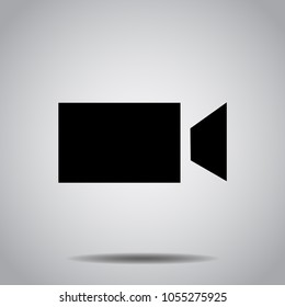video camera sign icon