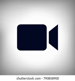 video camera sign icon