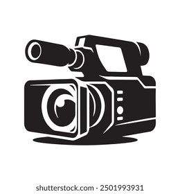 Video Kamera Silhouette Illustration Vektorgrafik