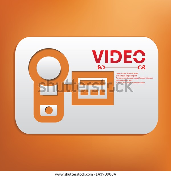 Video camera\
symbol,vector