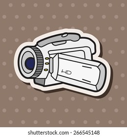video camera theme elements vector,eps