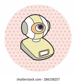 video camera theme elements vector,eps