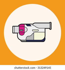 video camera theme elements vector,eps