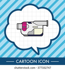 video camera theme elements vector,eps