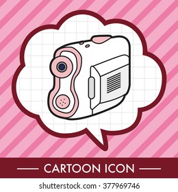 video camera theme elements vector,eps