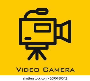 Video Camera vector icon