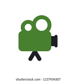 video camera vector icon
