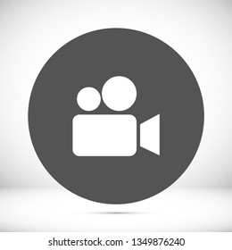 video camera vector icon