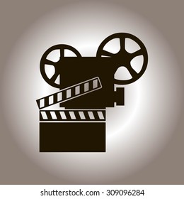 video camera. vector icon