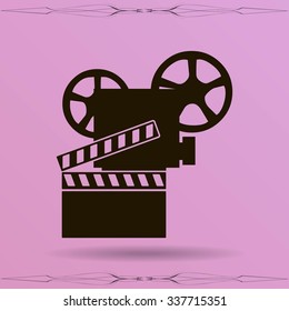 video camera. vector icon